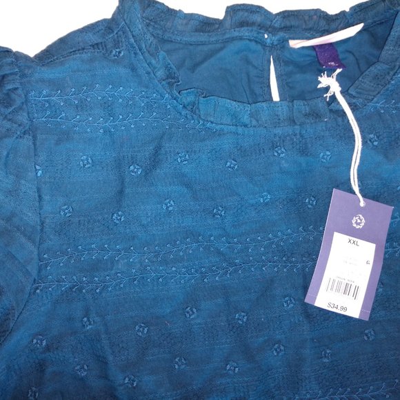 Universal Thread Teal BOHO Dress With Hidden Pockets XXL NWT - Picture 10 of 16